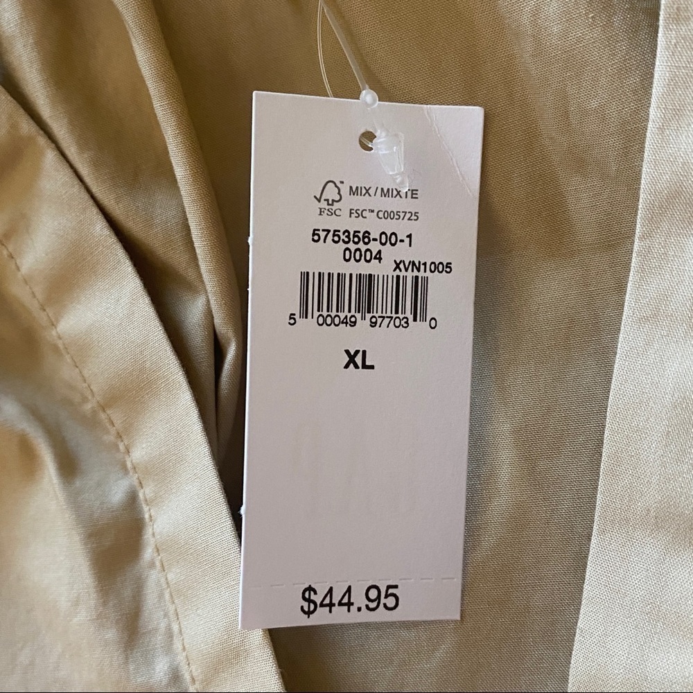 New GAP Crop Top Sleeveless Beige New Size XL New - Picture 7 of 8